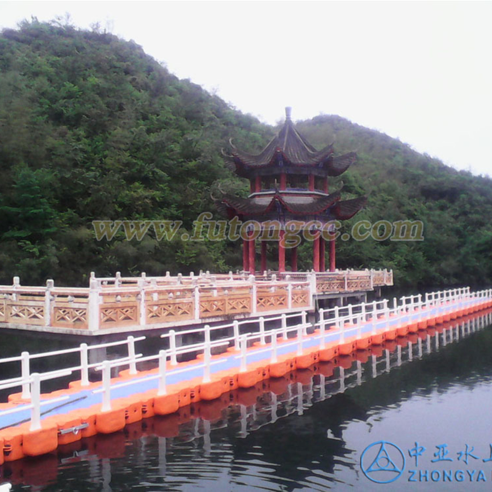 湖南永州陽明山國家森林公園浮橋